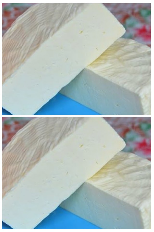 1 kg di formaggio fatto in casa ottenuto da 2 litri di latte