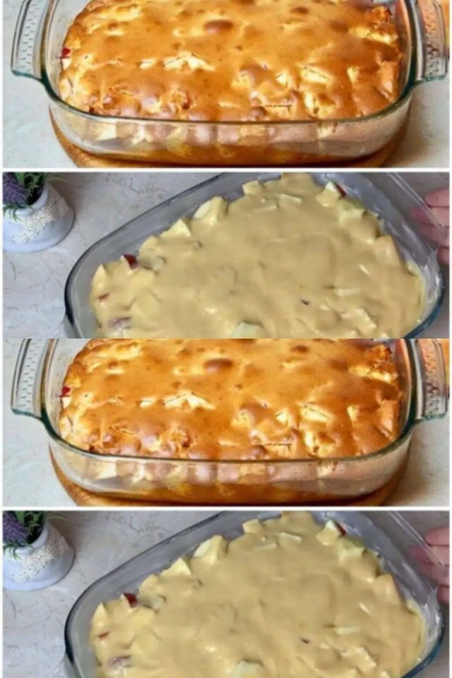 5 mele, 15 minuti e la torta di mele è pronta in tavola: così morbida che si scioglie in bocca. Meglio di Carlotta