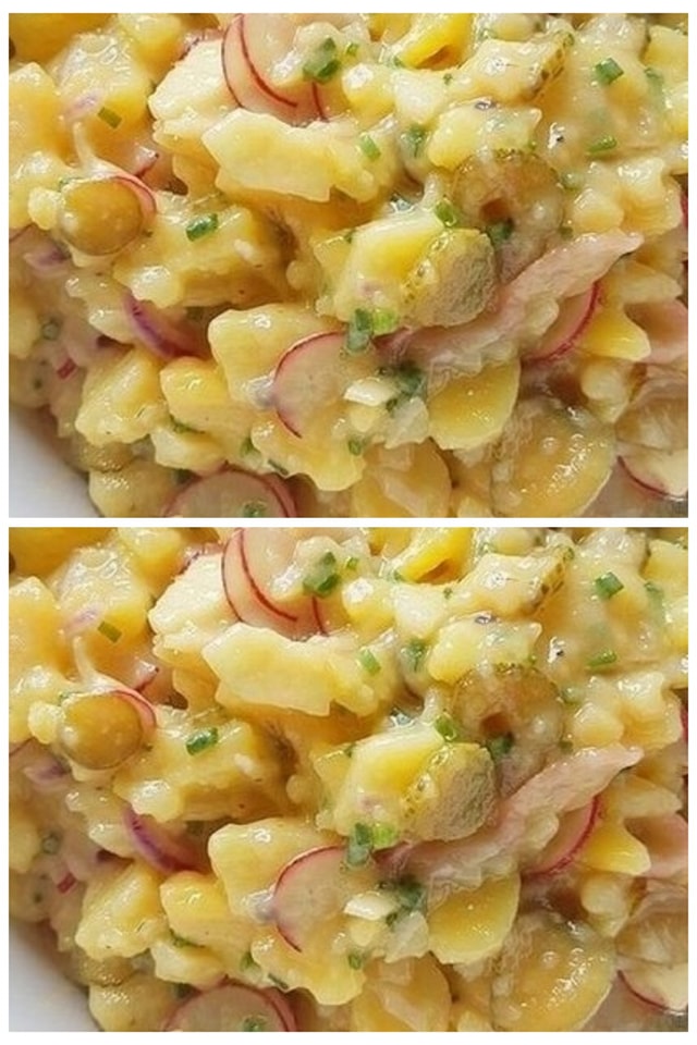 Assolutamente delizioso senza fronzoli: insalata di patate fresche per dimagrire