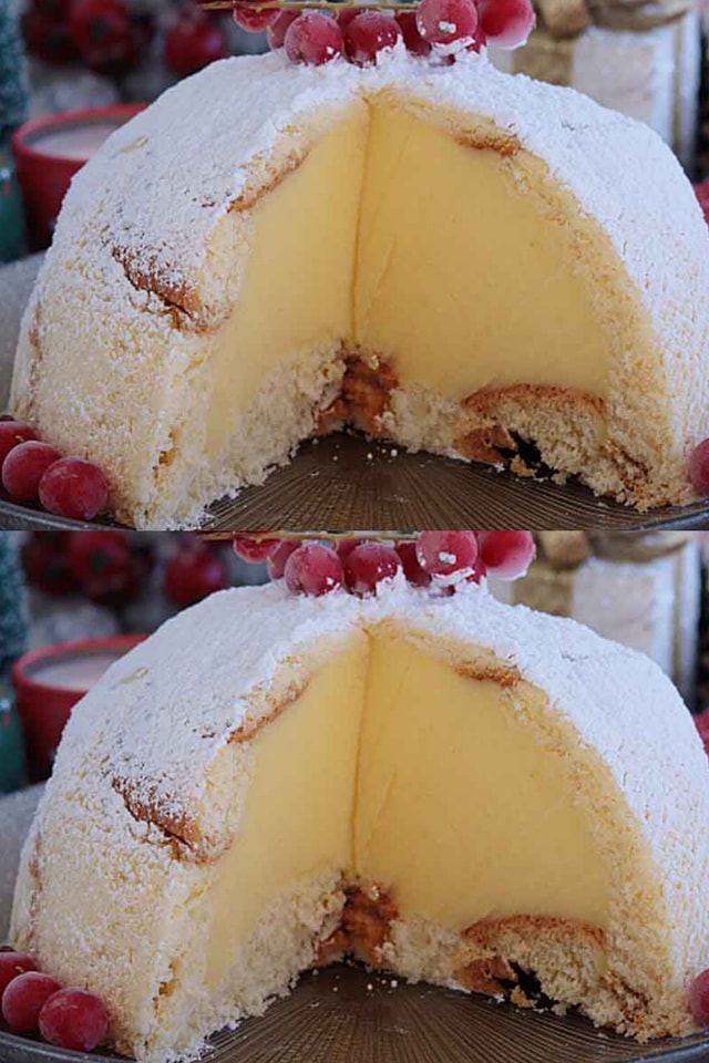 Charlotte de pandoro con crema al cioccolato bianco: un dolce natalizio super buono, elegante e invitante