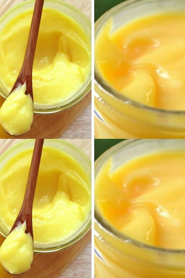 Crema al limone pronta in 10-15 minuti  Si prepara con 2 limoni, 2 uova, 40 g di burro, 100 g di zucchero e vaniglia