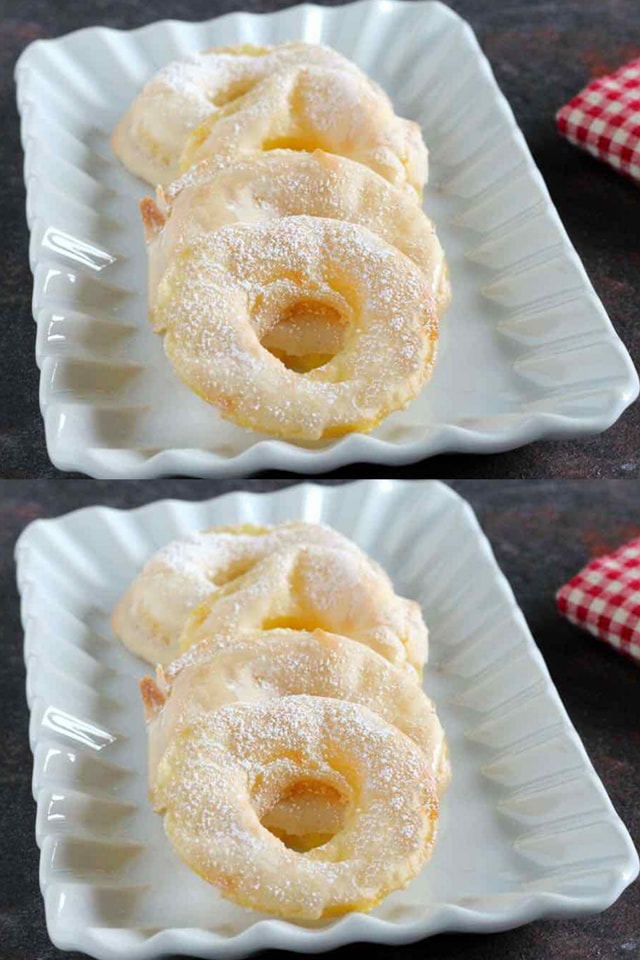 Frittelle di mele al gusto cannella