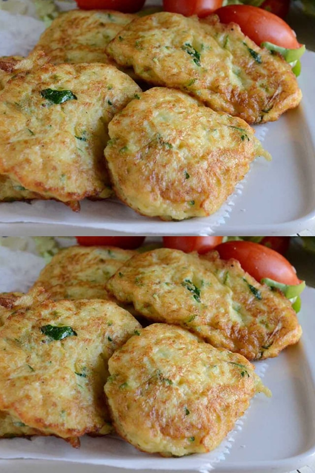 Frittelle di zucchine e patate alla parmigiana
