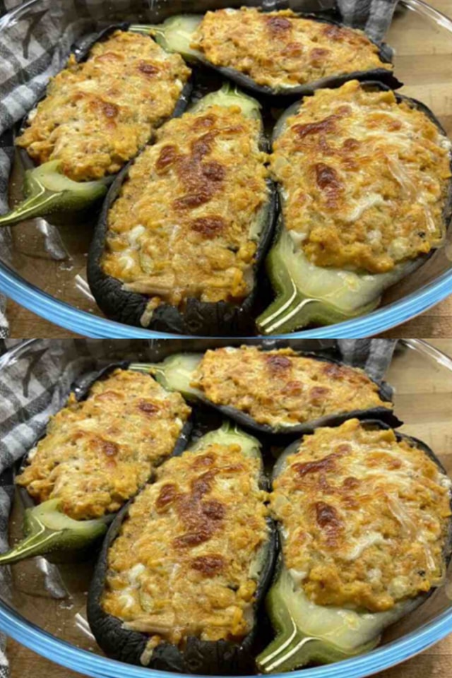 Gustose melanzane ripiene al forno