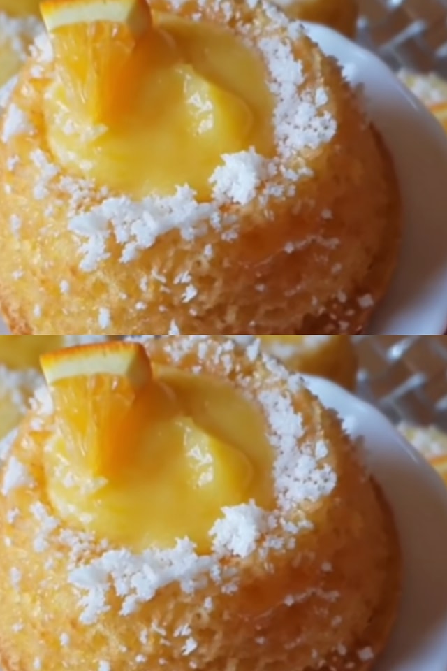 I vulcani golosi alla crema darancia, si preparano in 5 minuti!