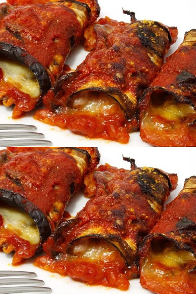 Involtini di melanzane con scamorza e pomodoro: piatto leggero e goloso!