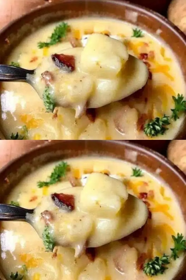 La zuppa è un successo, la preparo ancora e ancora!  Zuppa di patate come quella della nonna
