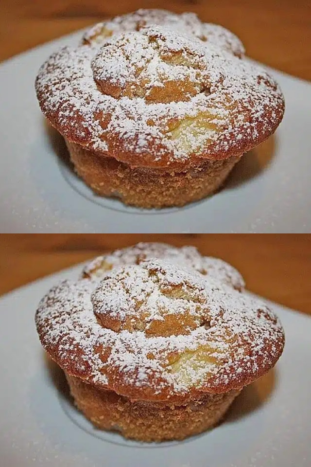 Muffin alle mele e noci