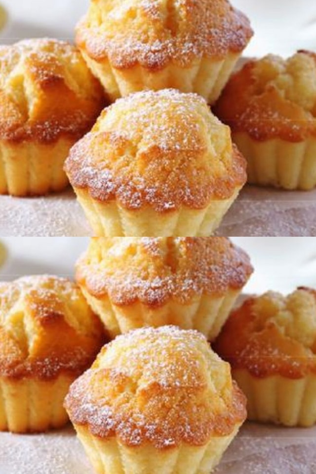 Muffin light con ricotta, arancia e limone. Solo 90 calorie!
