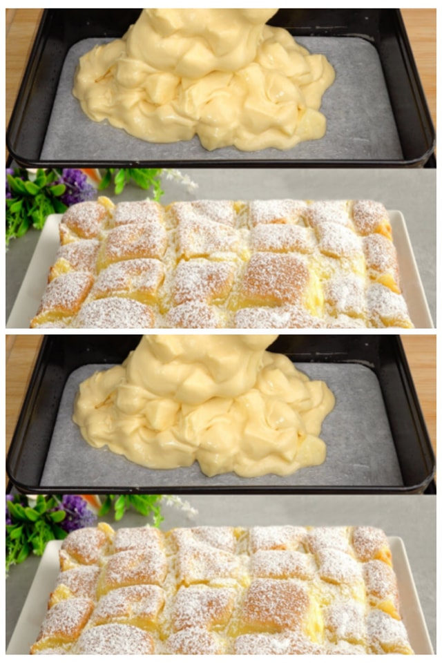 Non ne cucinerai mai un altro!  Torta di mele con crema pasticcera alla vaniglia