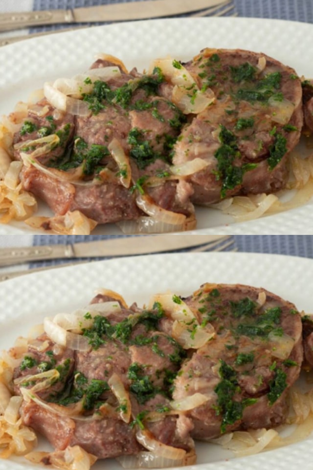 Ossobuco con cipolle e vino bianco