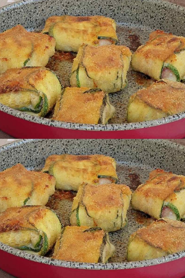 Pacchetti croccanti di zucchine