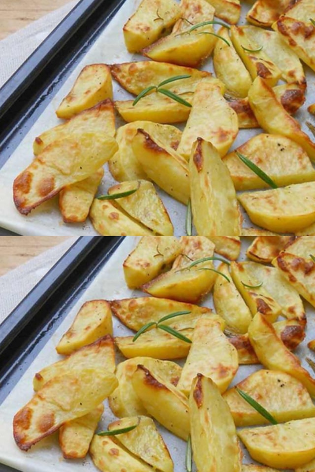 Patate croccanti al forno