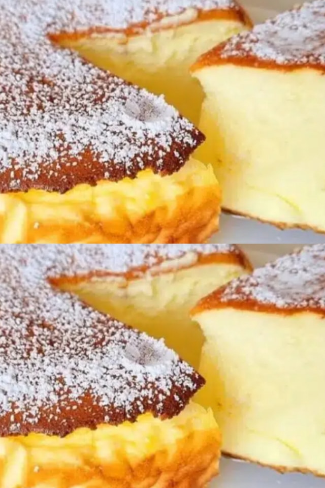 Quanto è delizioso! Torta alla ricotta ultra cremosa senza base preparata in 5 minuti!