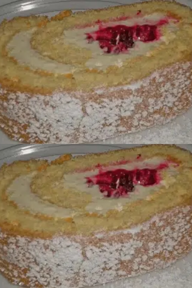 Rotolo svizzero con crema al limone