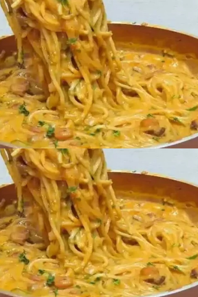 Spaghetti ai funghi in padella, veloci e super gustosi!