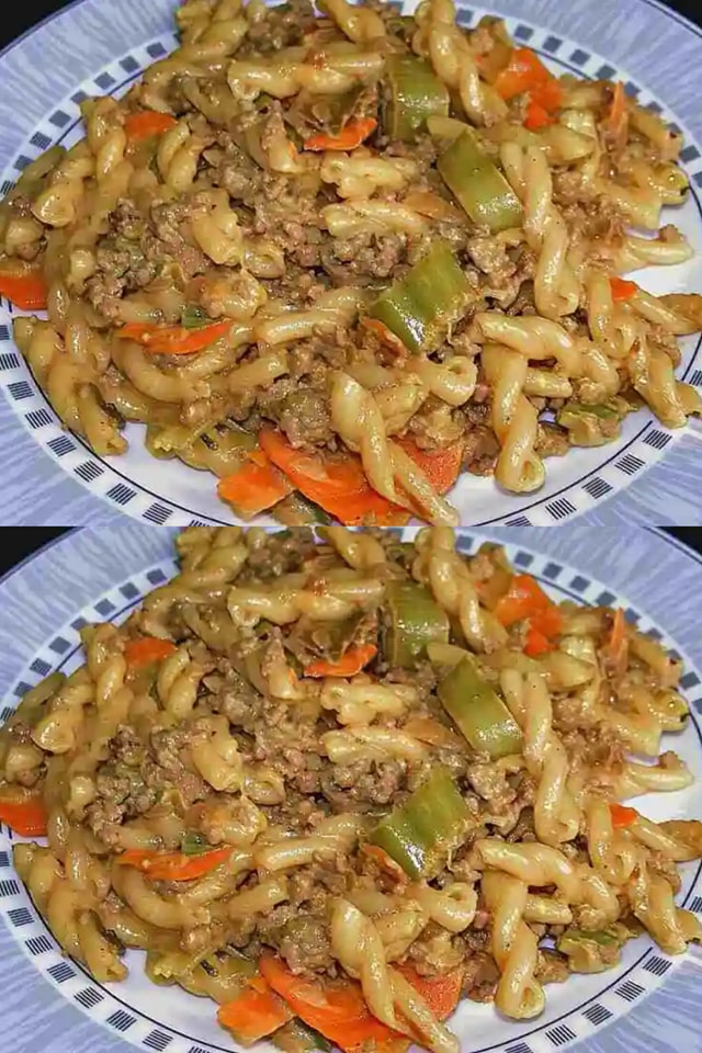 Tagliatelle alla crema di curry con carne macinata