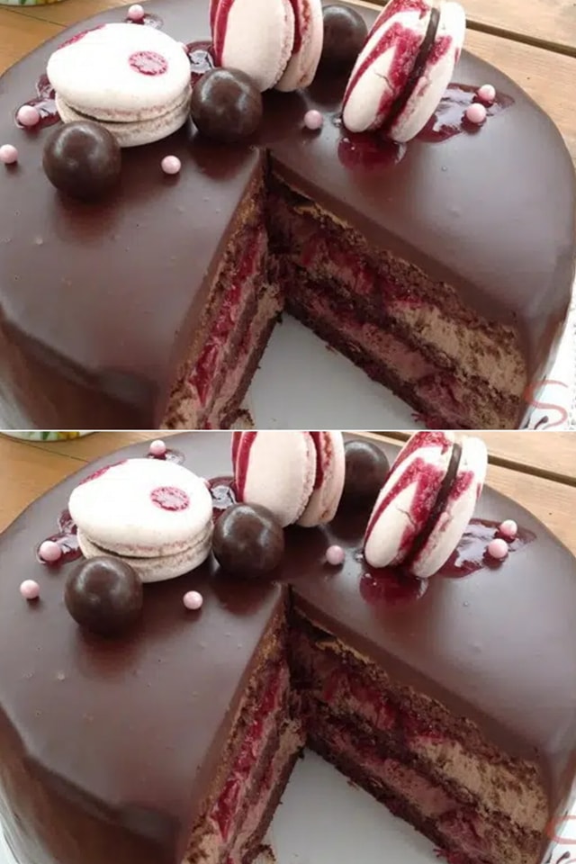 Torta al cioccolato con amarene