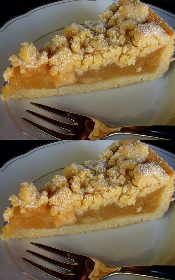 Torta alla crema di mele