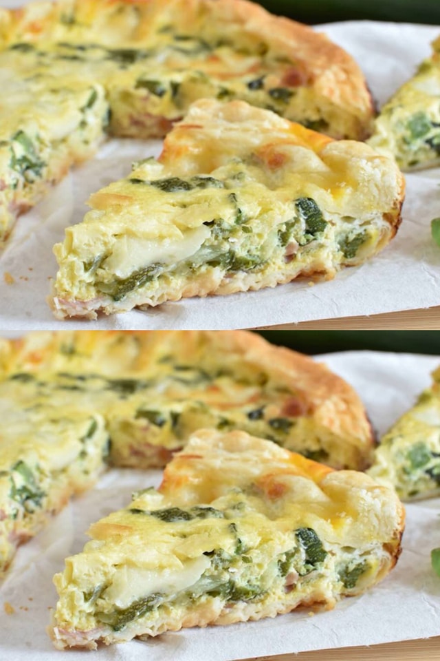 Torta rustica di zucchine