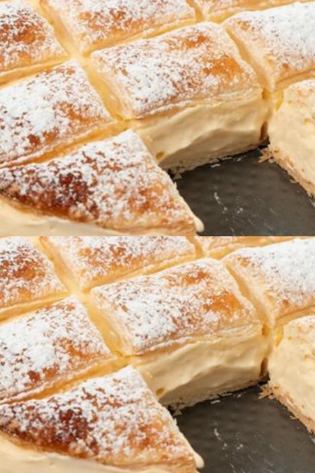 Torta sfoglia con crema pasticcera al mascarpone: velocissima