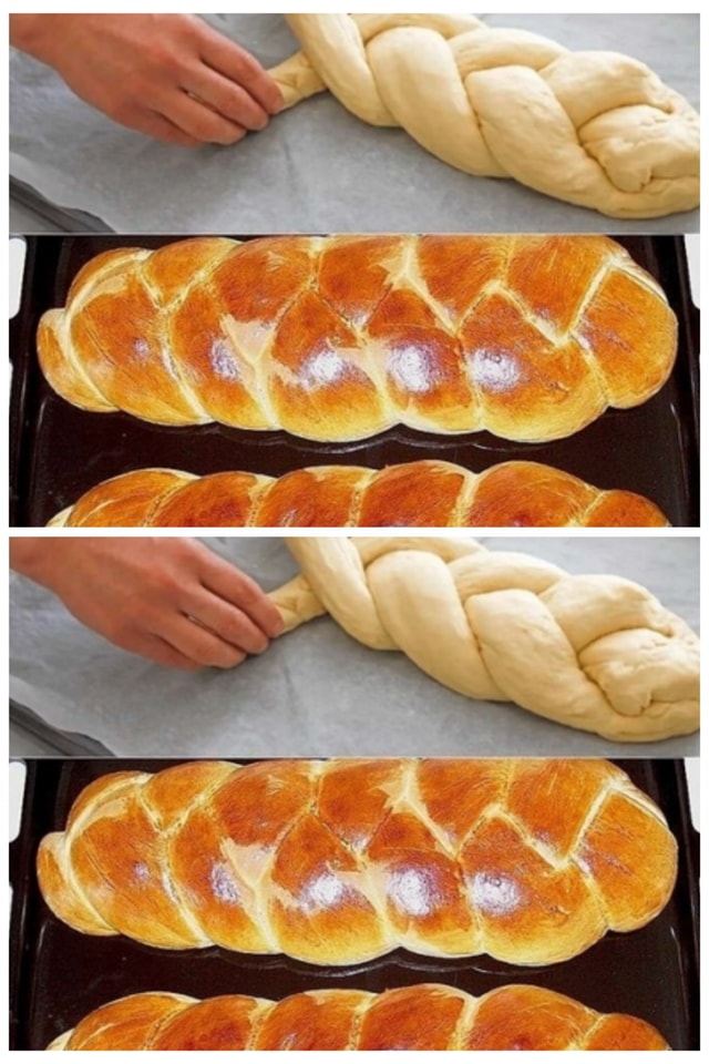 Treccia di lievito come dal fornaio, la più buona del mondo!
