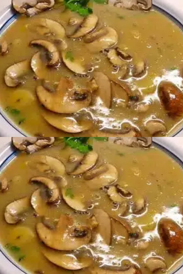 Zuppa di funghi e patate