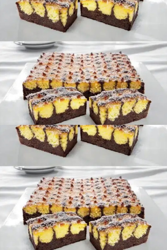 fette di duo cioccolato-cocco