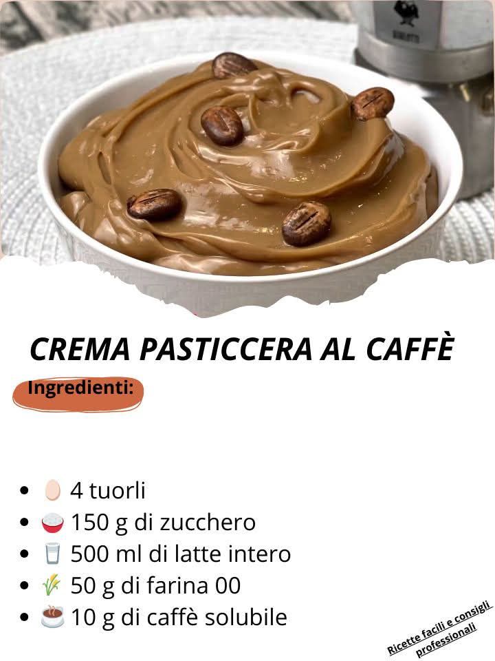 CREMA PASTICCERA AL CAFFÈ