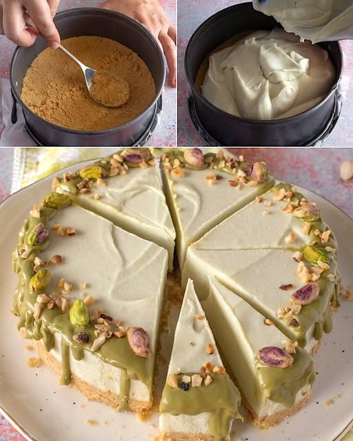 Cheesecake al pistacchio: la ricetta senza cottura