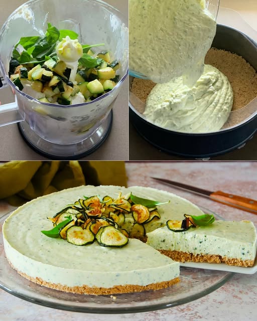 Cheesecake salata alle zucchine: la ricetta