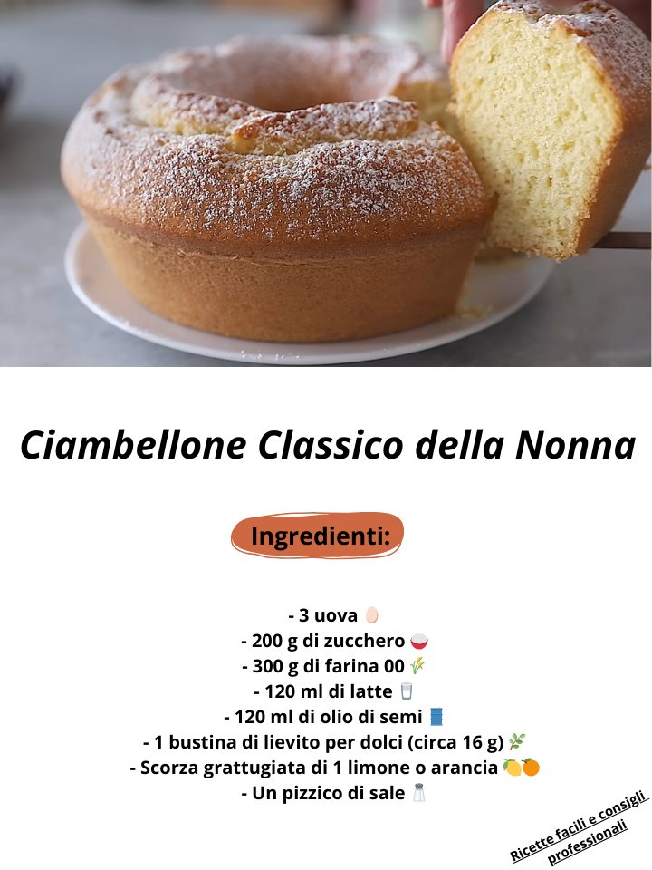 Ciambellone Classico della Nonna