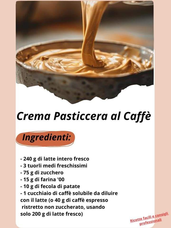 Crema Pasticcera al Caffè