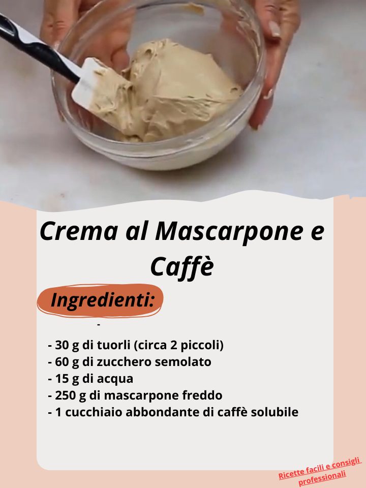Crema al Mascarpone e Caffè