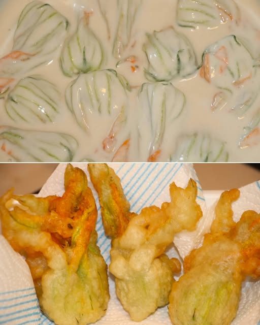 Fiori di zucca in pastella: la ricetta per farli croccanti