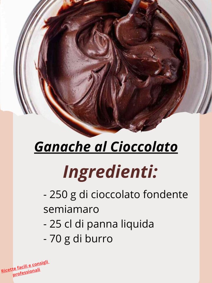 Ganache al Cioccolato