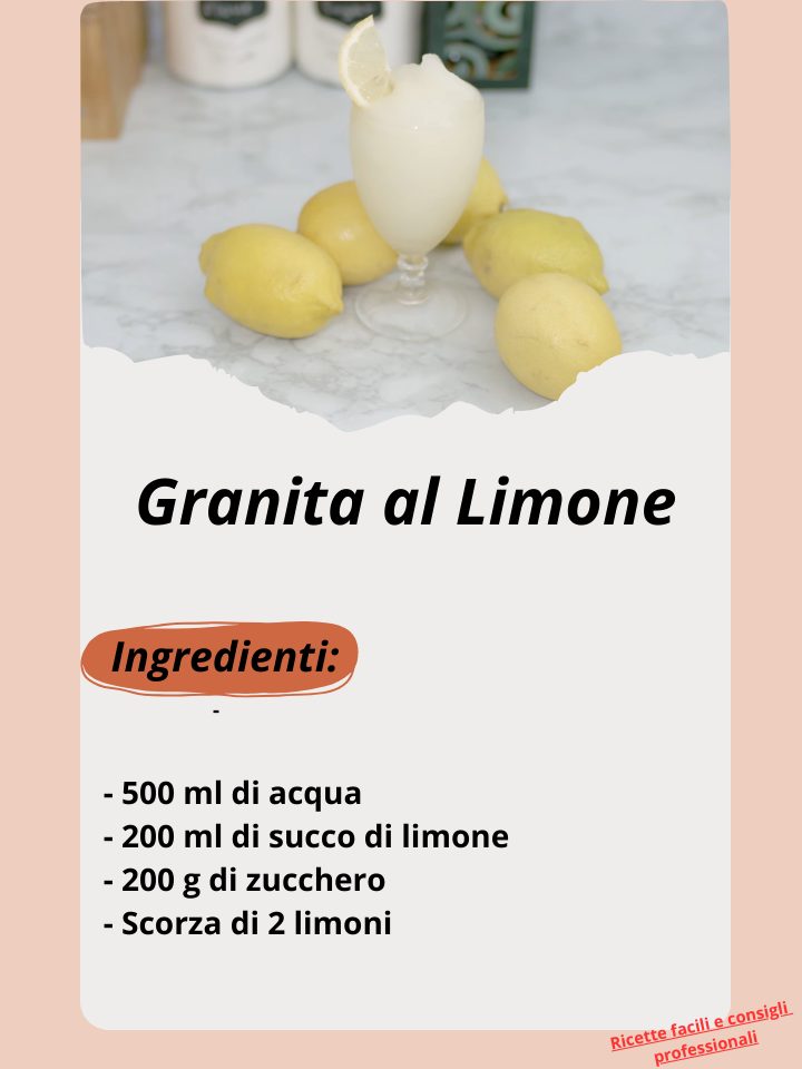 Granita al Limone