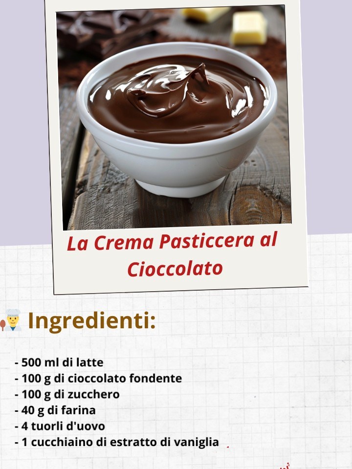 La Crema Pasticcera al Cioccolato