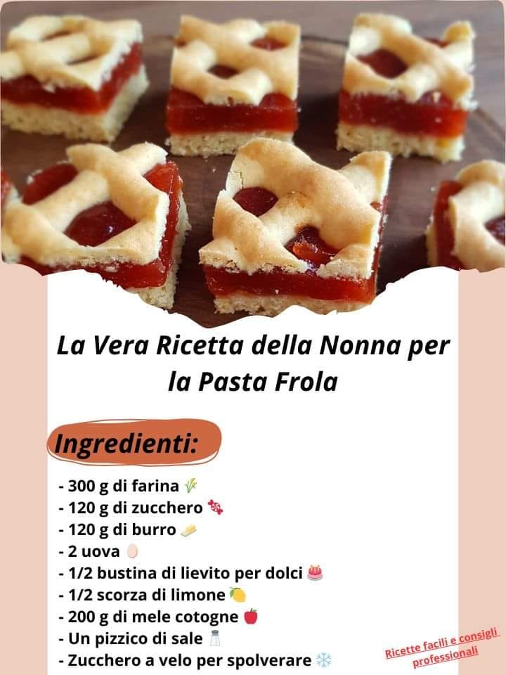 La Vera Ricetta della Nonna per la Pasta Frola