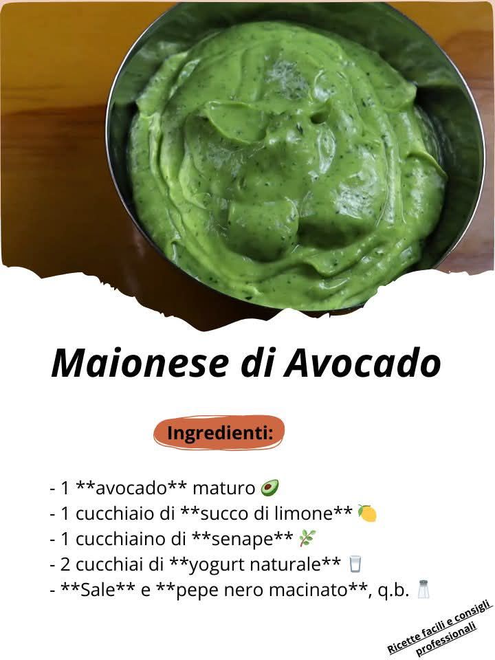 Maionese di Avocado