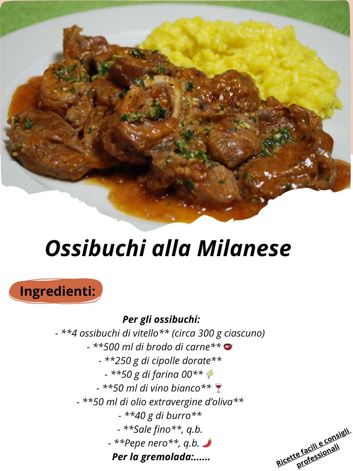 Ossibuchi alla Milanese
