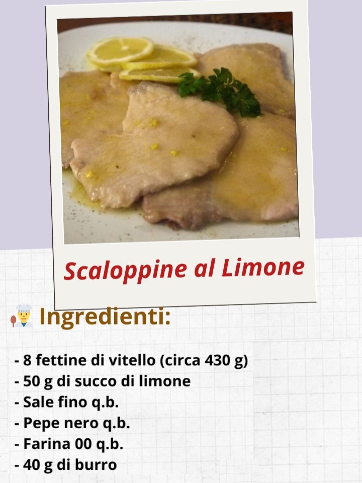 Scaloppine al Limone