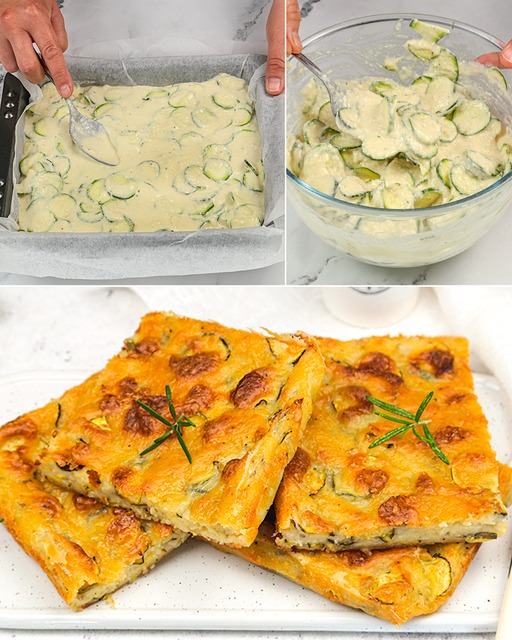 Schiacciata di zucchine: la ricetta