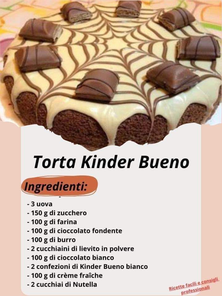 Torta Kinder Bueno