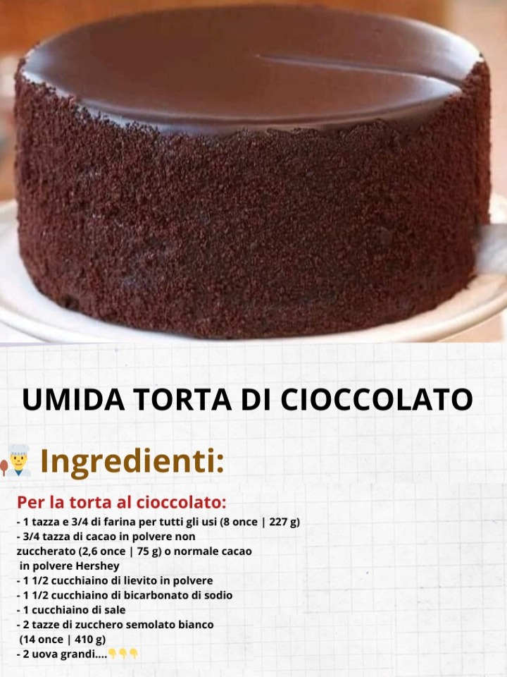 UMIDA TORTA DI CIOCCOLATO
